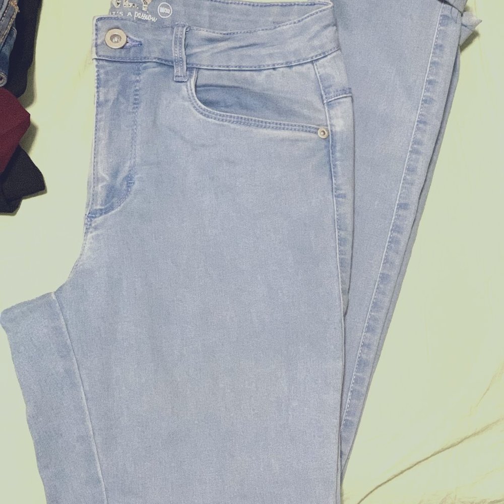 ONLY mid waist Light Blue